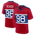 Vanessashop NY.Giants #98 DJ Reader Player Red Century Home Game Stitched Jerseys