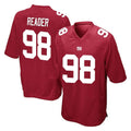 Vanessashop NY.Giants #98 DJ Reader Player Red Home Game Stitched Jerseys