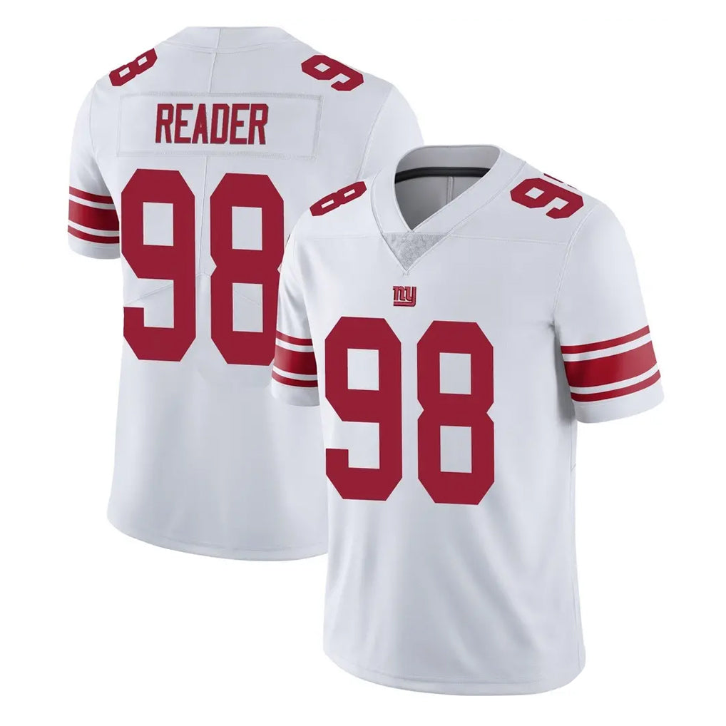 Vanessashop NY.Giants #98 DJ Reader Player White Limited Vapor Untouchable Home Game Stitched Jerseys