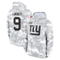 Vanessashop NY.Giants #9 Lsaiah Likely Player Arctic Camo Salute to Service Pullover Hoodies Limited Game Stitched Jerseys
