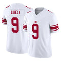 Vanessashop NY.Giants #9 Lsaiah Likely Player White Limited Vapor F.U.S.E. Home Game Stitched Jerseys