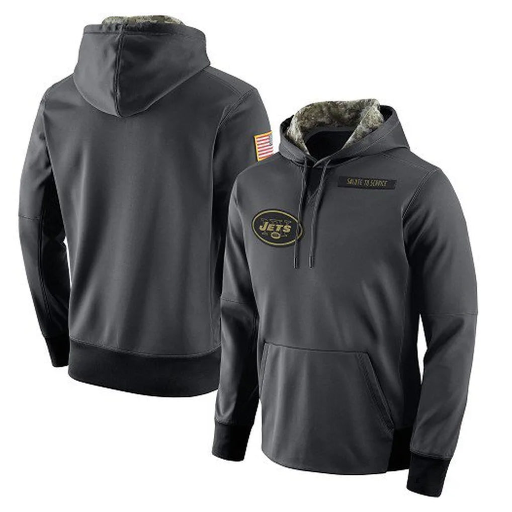Vanessashop NY.Jets Gray Pullover Hoodies Limited Game Blank Player Stitched Jerseys