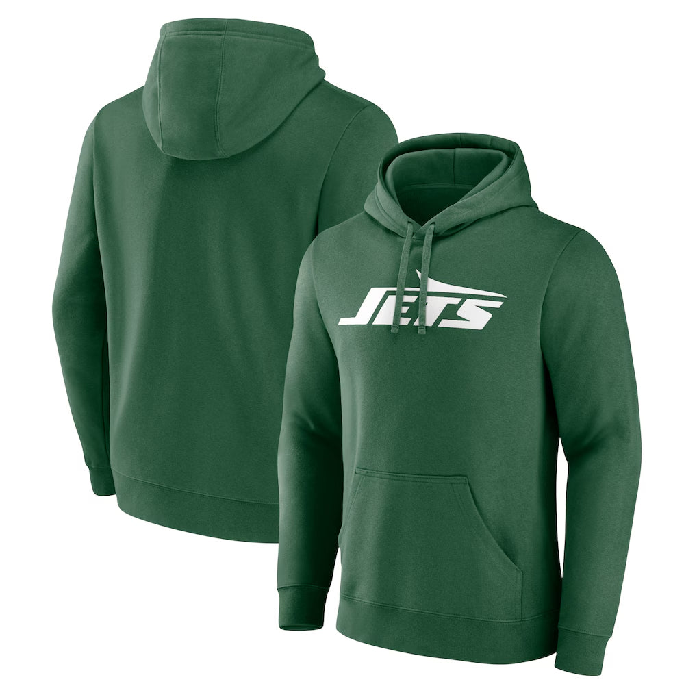 Vanessashop NY.Jets Green LOGO Pullover Hoodies Limited Game Blank Player Stitched Jerseys