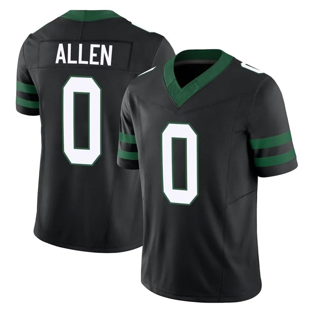Vanessashop NY.Jets #0 Braelon Allen Player Black Limited Legacy Vapor F.U.S.E. Home Game Stitched Jerseys