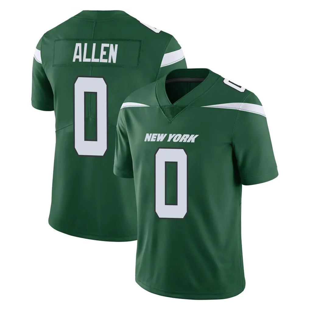 Vanessashop NY.Jets #0 Braelon Allen Player Green Limited Vapor Home Game Stitched Jerseys