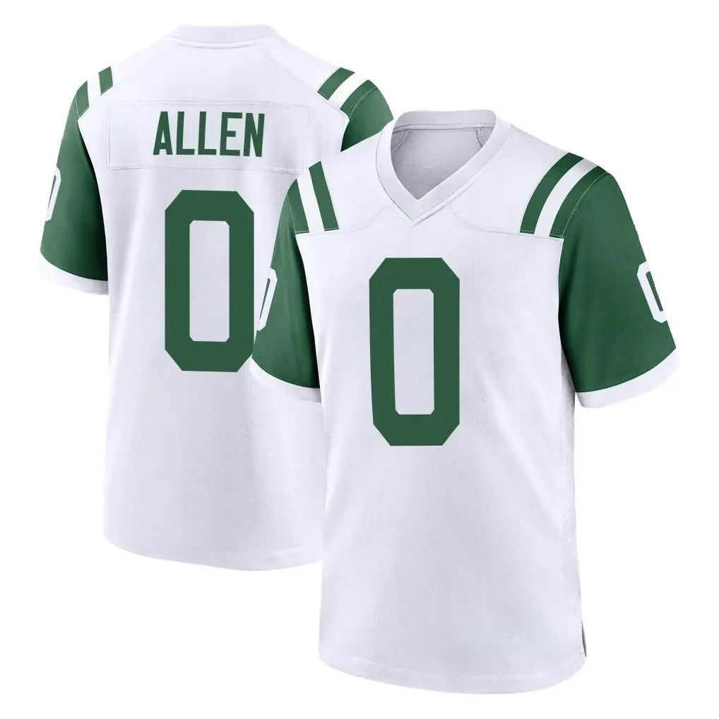 Vanessashop NY.Jets #0 Braelon Allen Player White Classic Home Game Stitched Jerseys
