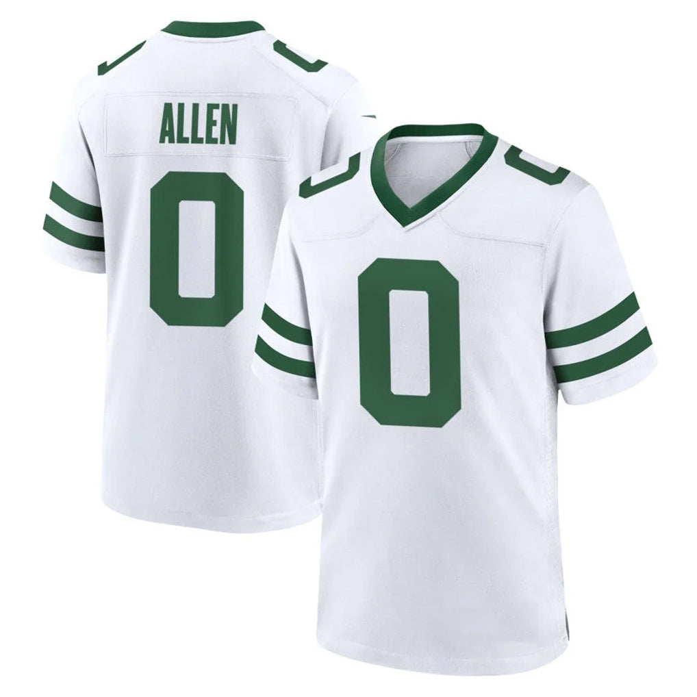 Vanessashop NY.Jets #0 Braelon Allen Player White Legacy Home Game Stitched Jerseys