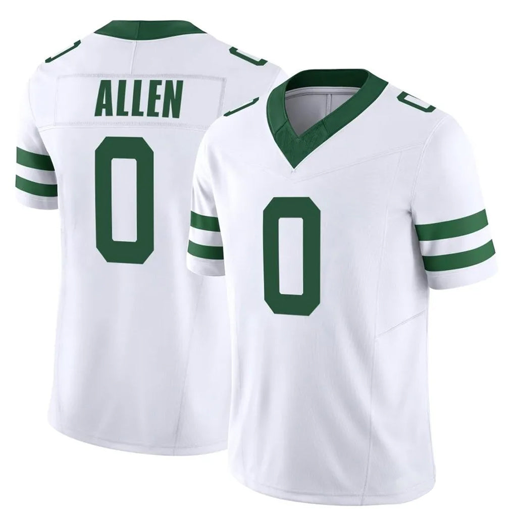 Vanessashop NY.Jets #0 Braelon Allen Player White Legacy Limited Vapor F.U.S.E. Home Game Stitched Jerseys