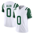 Vanessashop NY.Jets #0 Braelon Allen Player White Limited Classic Vapor F.U.S.E. Home Game Stitched Jerseys
