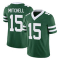 Vanessashop NY.Jets #15 Adonai Mitchell Player Green Legacy Limited Vapor F.U.S.E. Home Game Stitched Jerseys