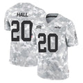 Vanessashop NY.Jets #20 Breece Hall Player Arctic Camo Salute to Service Limited Game Stitched Jerseys