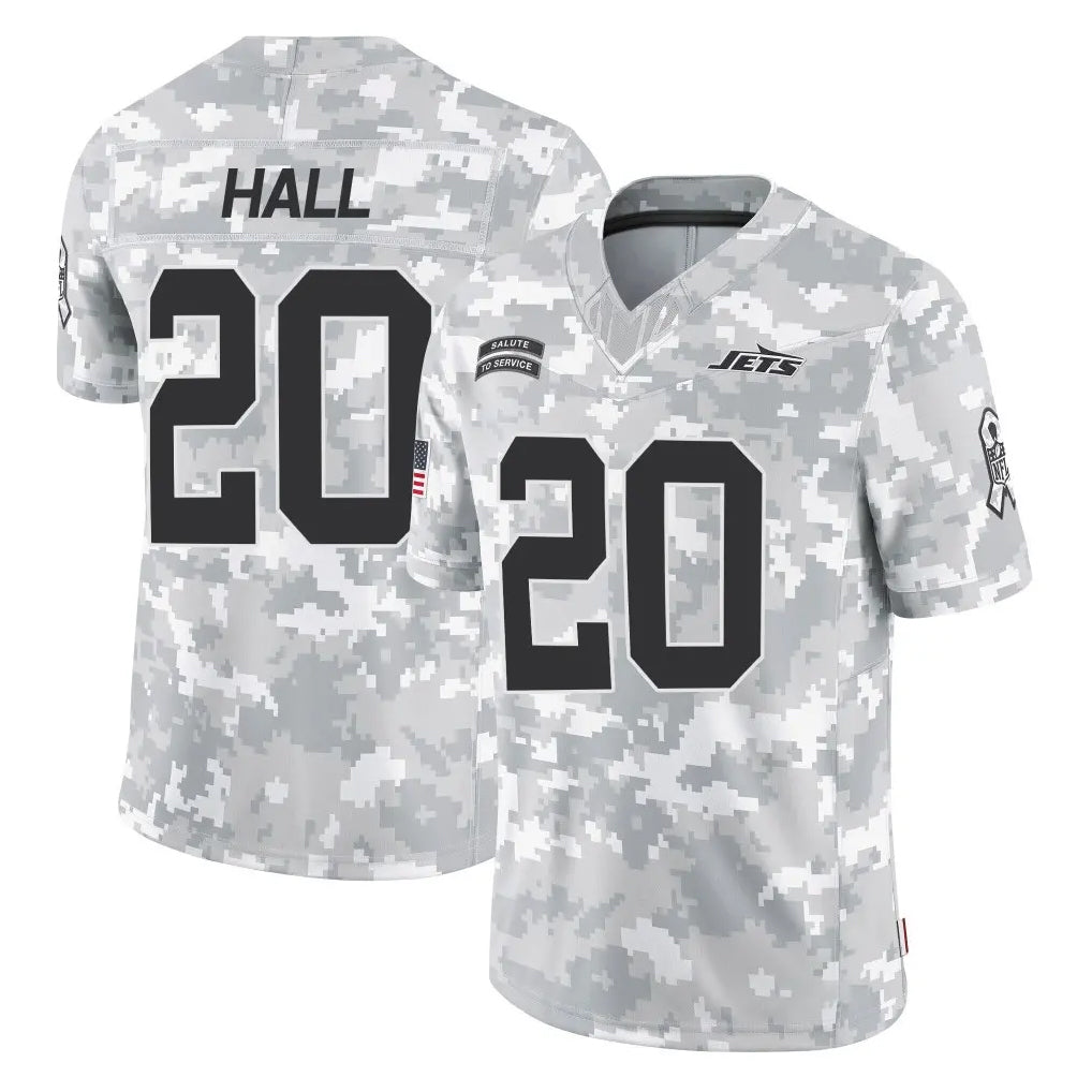 Vanessashop NY.Jets #20 Breece Hall Player Arctic Camo Salute to Service Limited Game Stitched Jerseys