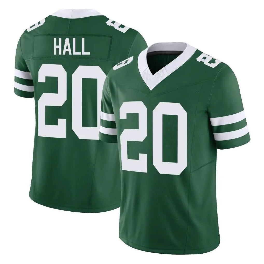 Vanessashop NY.Jets #20 Breece Hall Player Green Legacy Limited Vapor F.U.S.E. Home Game Stitched Jerseys