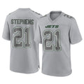 Vanessashop NY.Jets #21 Brandon Stephens Player Gray Limited Atmosphere Fashion Home Game Stitched Jerseys
