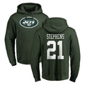 Vanessashop NY.Jets #21 Brandon Stephens Player Green LOGO Pullover Hoodies Limited Game Stitched Jerseys
