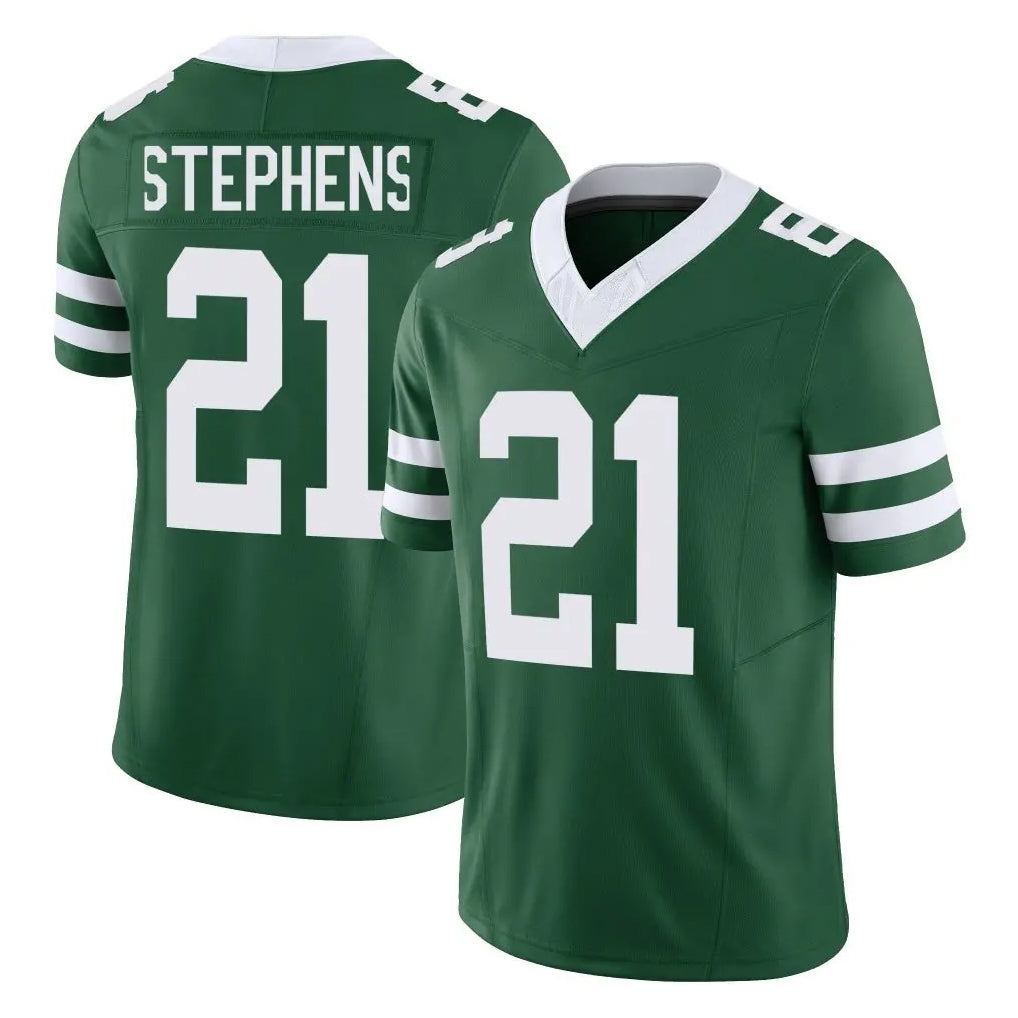 Vanessashop NY.Jets #21 Brandon Stephens Player Green Legacy Limited Vapor F.U.S.E. Home Game Stitched Jerseys