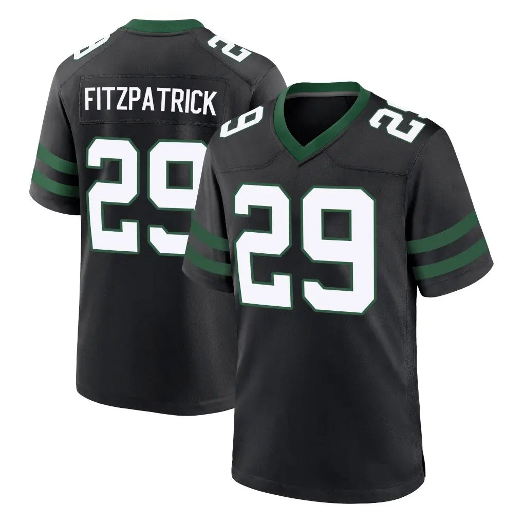 Vanessashop NY.Jets #29 Minkah Fitzpatrick Player Black Legacy Home Game Stitched Jerseys