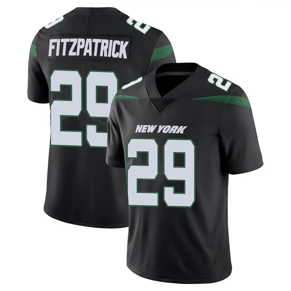 Vanessashop NY.Jets #29 Minkah Fitzpatrick Player Stealth Black Limited Vapor Home Game Stitched Jerseys