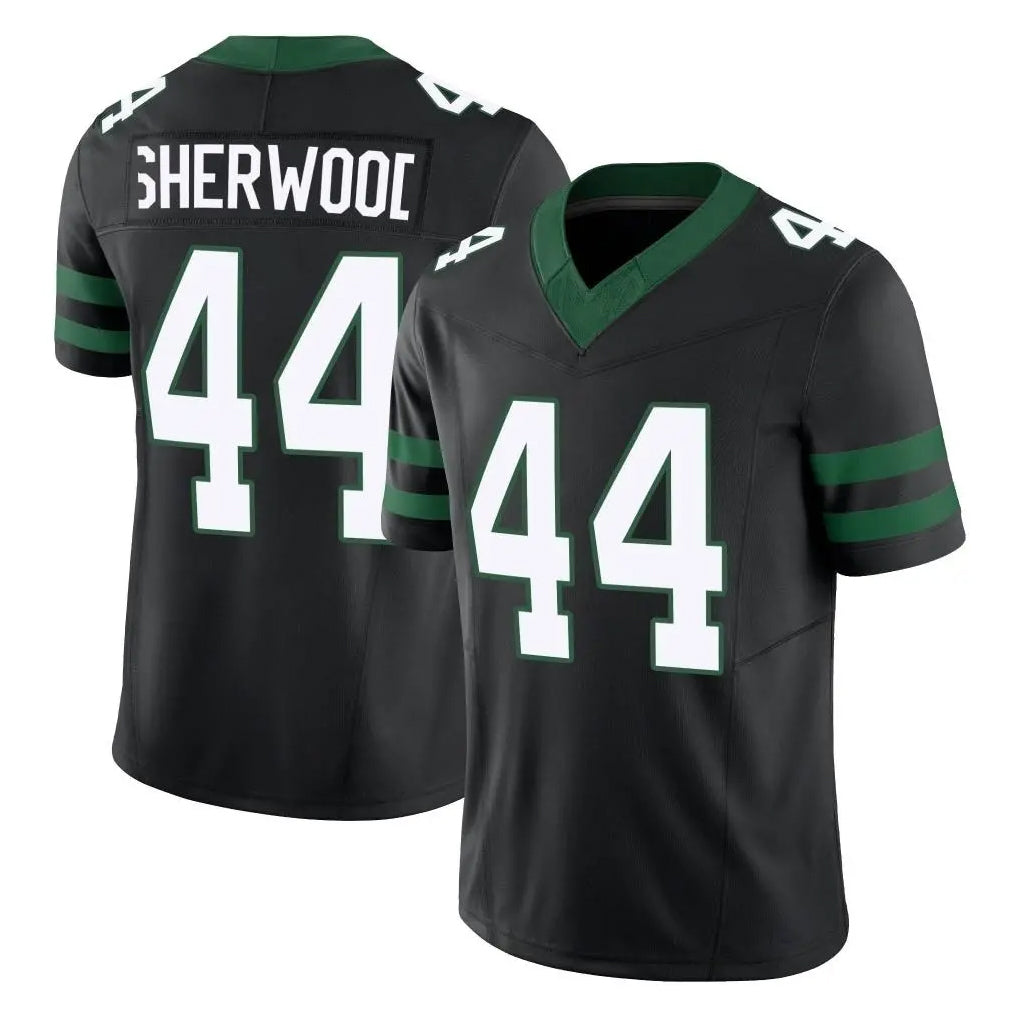 Vanessashop NY.Jets #44 Jamien Sherwood Player Black Limited Legacy Vapor F.U.S.E. Home Game Stitched Jerseys