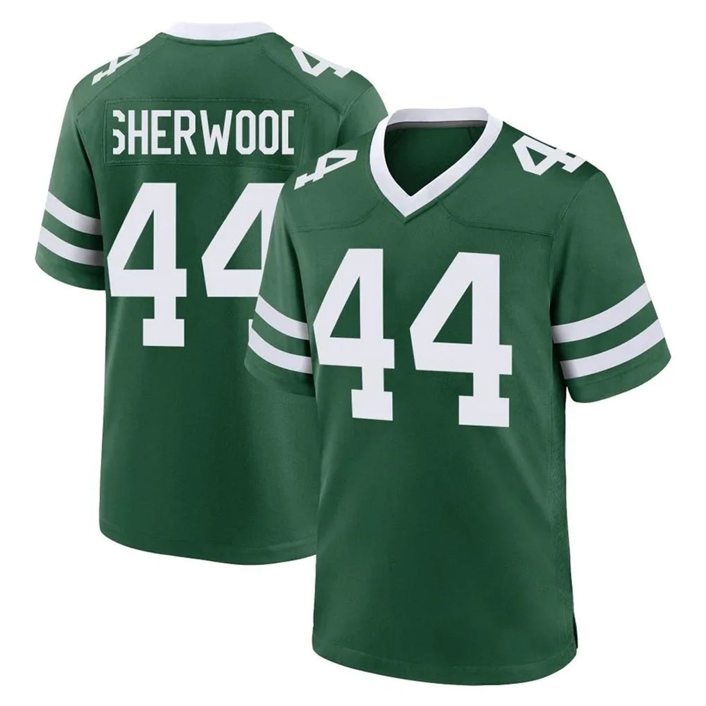 Vanessashop NY.Jets #44 Jamien Sherwood Player Green Legacy Home Game Stitched Jerseys