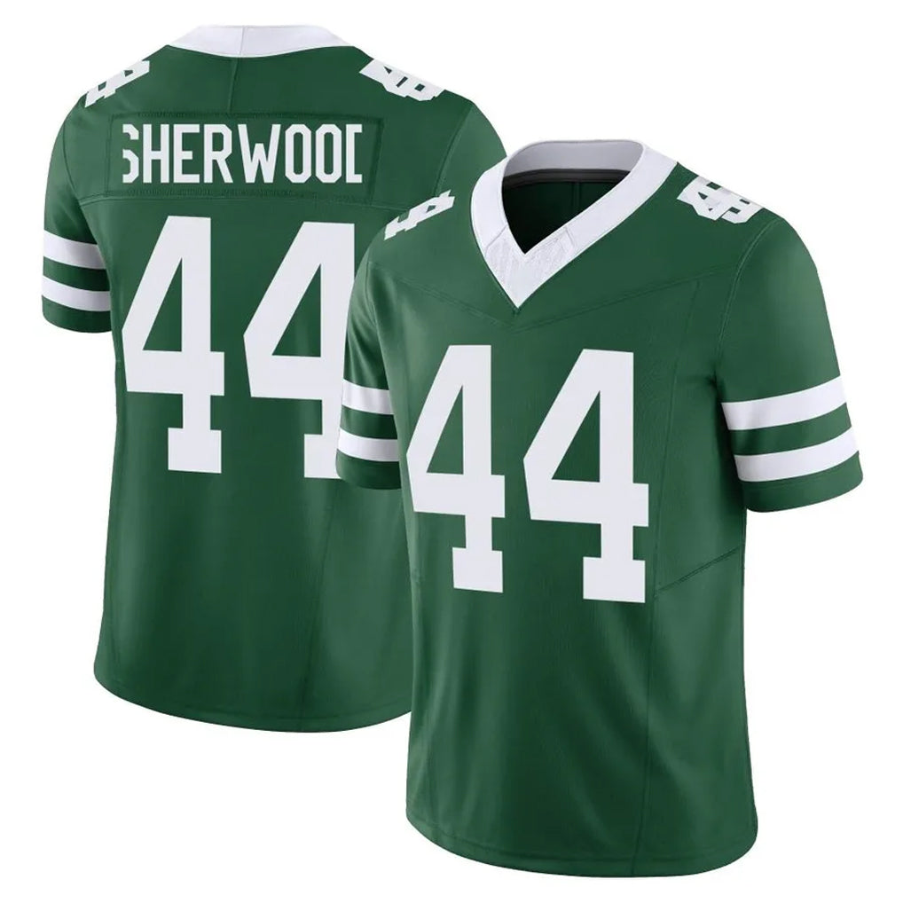 Vanessashop NY.Jets #44 Jamien Sherwood Player Green Legacy Limited Vapor F.U.S.E. Home Game Stitched Jerseys