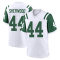Vanessashop NY.Jets #44 Jamien Sherwood Player White Classic Home Game Stitched Jerseys