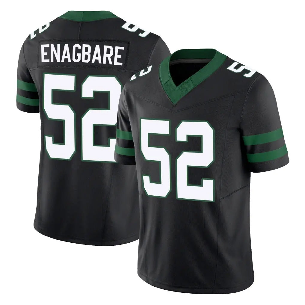 Vanessashop NY.Jets #52 Kingsley Enagbare Player Black Limited Legacy Vapor F.U.S.E. Home Game Stitched Jerseys