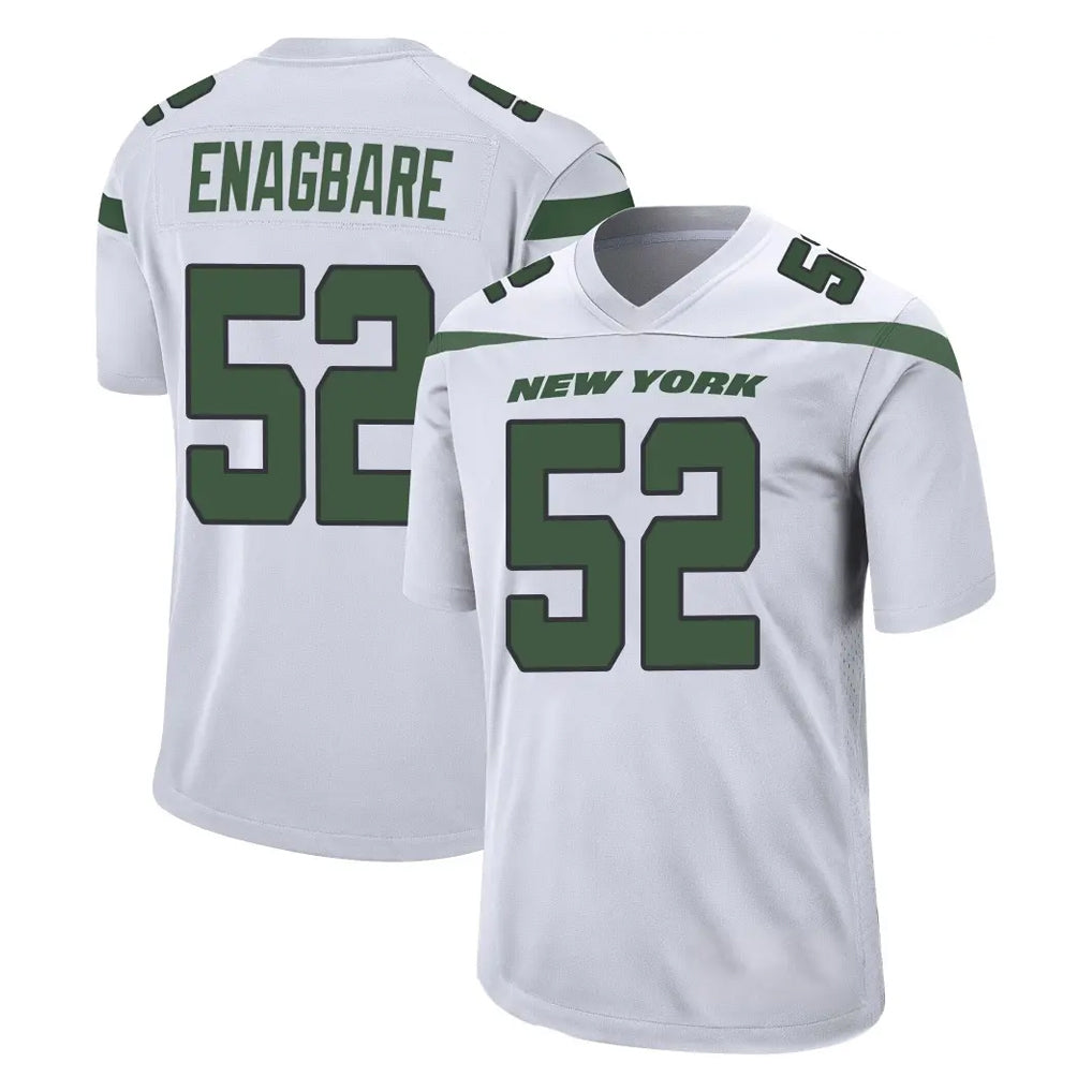 Vanessashop NY.Jets #52 Kingsley Enagbare Player White Spotlight Home Game Stitched Jerseys