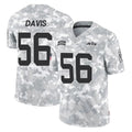 Vanessashop NY.Jets #56 Demario Davis Player Arctic Camo Salute to Service Limited Game Stitched Jerseys