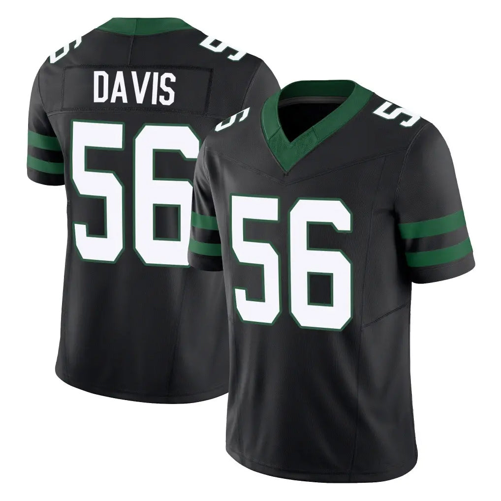 Vanessashop NY.Jets #56 Demario Davis Player Black Limited Legacy Vapor F.U.S.E. Home Game Stitched Jerseys