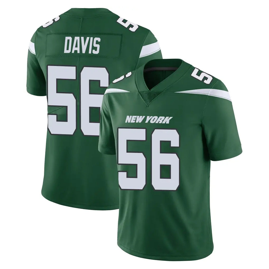 Vanessashop NY.Jets #56 Demario Davis Player Green Limited Vapor Home Game Stitched Jerseys