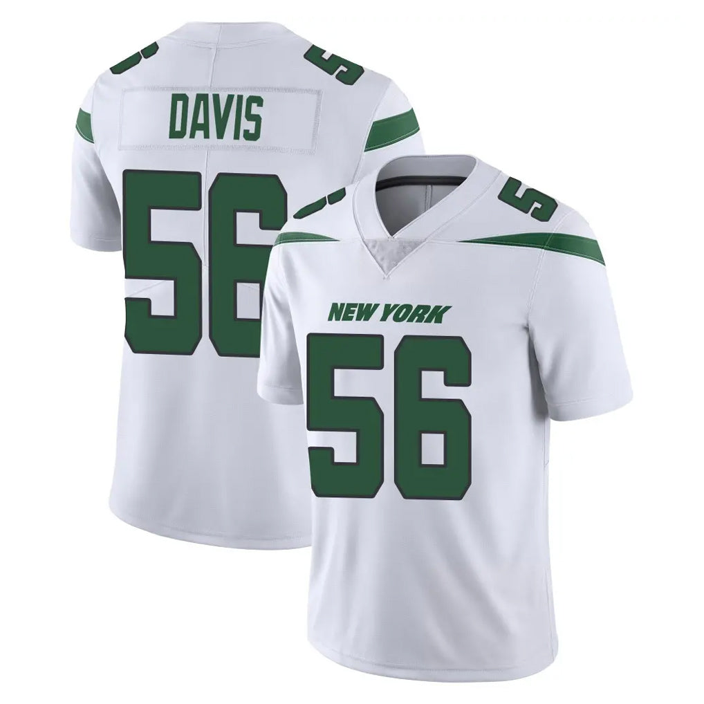 Vanessashop NY.Jets #56 Demario Davis Player White Spotlight Limited Vapor Home Game Stitched Jerseys