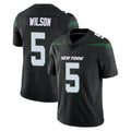 Vanessashop NY.Jets #5 Garrett Wilson Player Stealth Black Limited Vapor Home Game Stitched Jerseys
