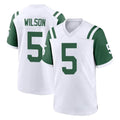 Vanessashop NY.Jets #5 Garrett Wilson Player White Classic Home Game Stitched Jerseys