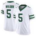 Vanessashop NY.Jets #5 Garrett Wilson Player White Legacy Limited Vapor F.U.S.E. Home Game Stitched Jerseys