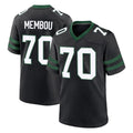 Vanessashop NY.Jets #70 Armand Membou Player Black Legacy Home Game Stitched Jerseys