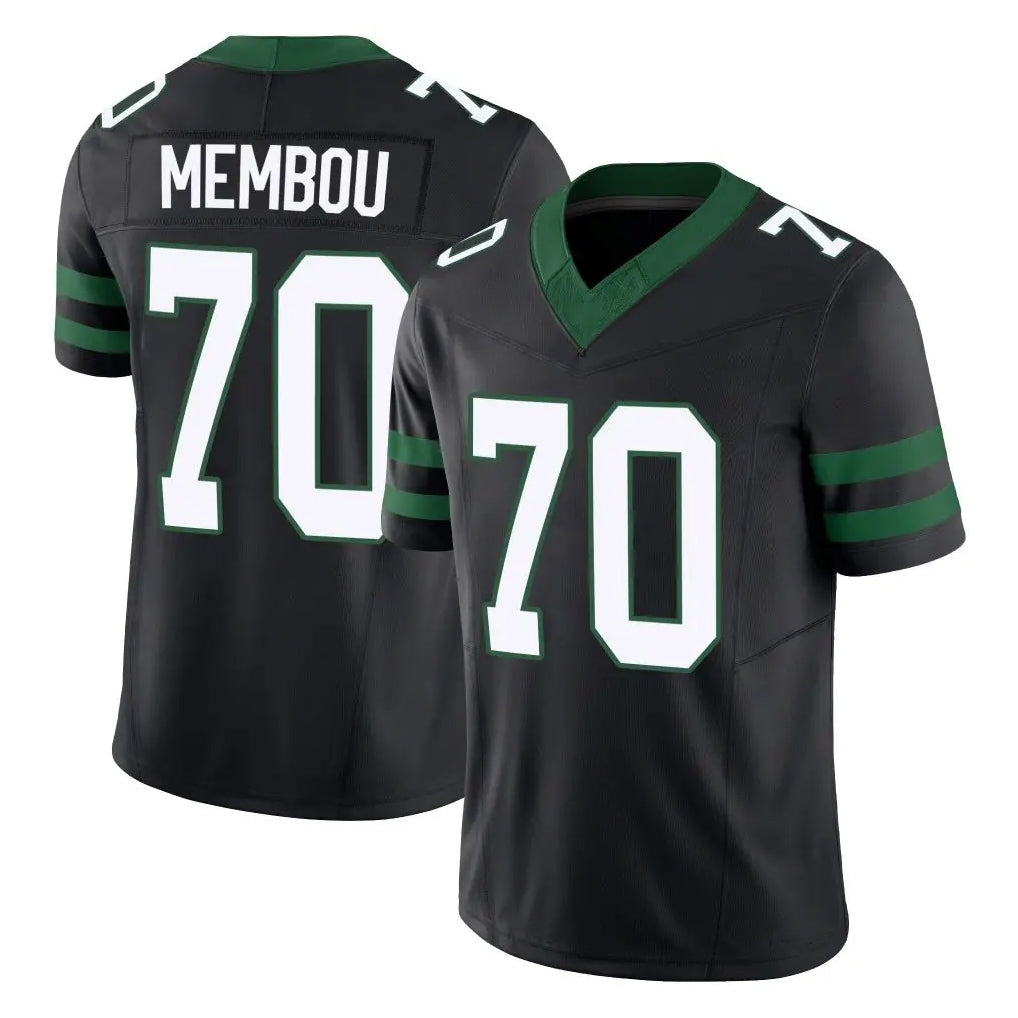 Vanessashop NY.Jets #70 Armand Membou Player Black Limited Legacy Vapor F.U.S.E. Home Game Stitched Jerseys
