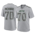 Vanessashop NY.Jets #70 Armand Membou Player Gray Limited Atmosphere Fashion Home Game Stitched Jerseys