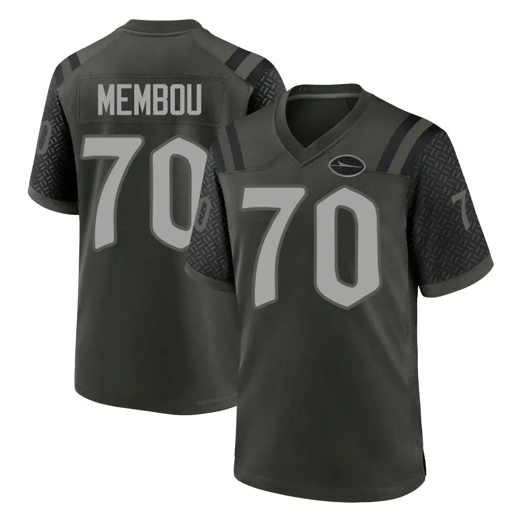 Vanessashop NY.Jets #70 Armand Membou Player Green 2025 Rivalries Collection Home Game Stitched Jerseys