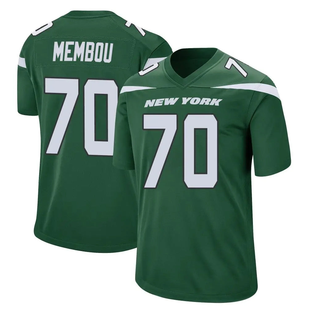 Vanessashop NY.Jets #70 Armand Membou Player Green Home Game Stitched Jerseys