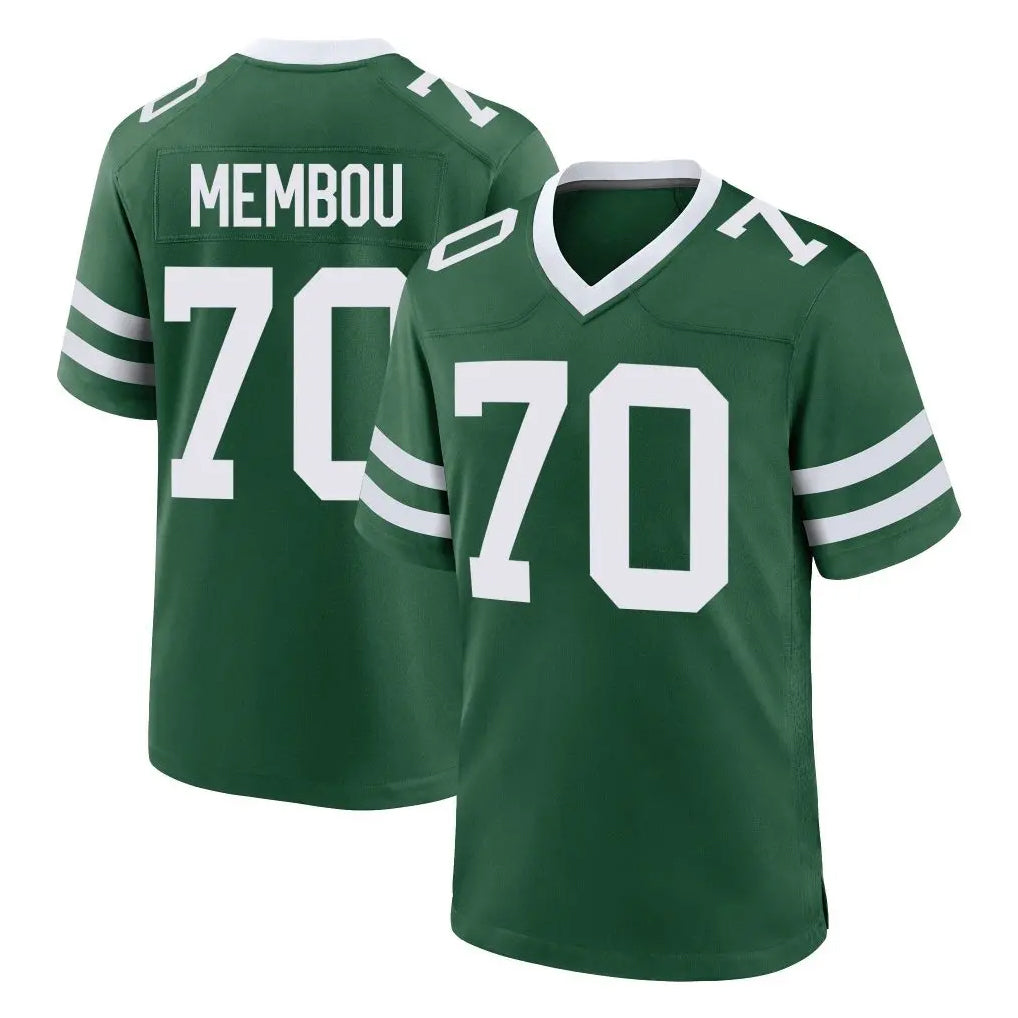 Vanessashop NY.Jets #70 Armand Membou Player Green Legacy Home Game Stitched Jerseys