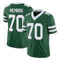Vanessashop NY.Jets #70 Armand Membou Player Green Legacy Limited Vapor F.U.S.E. Home Game Stitched Jerseys