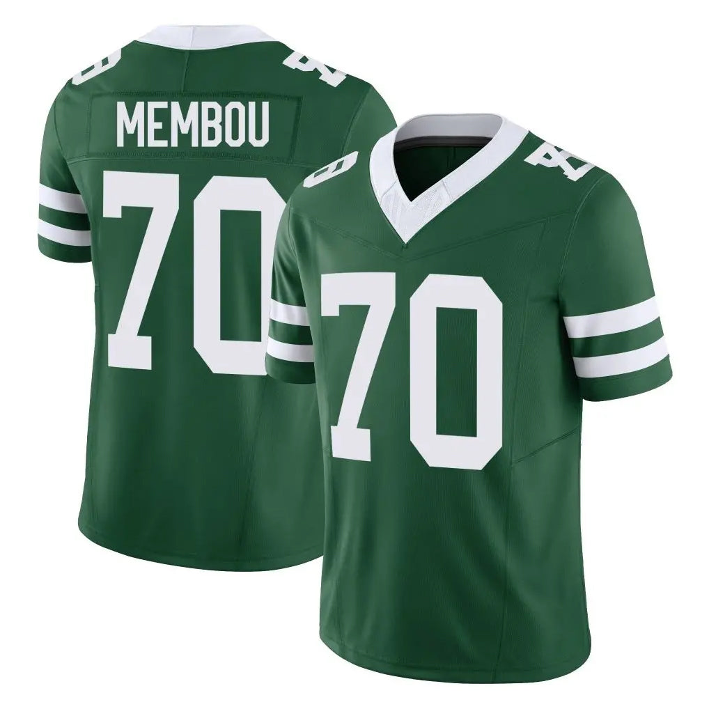 Vanessashop NY.Jets #70 Armand Membou Player Green Legacy Limited Vapor F.U.S.E. Home Game Stitched Jerseys