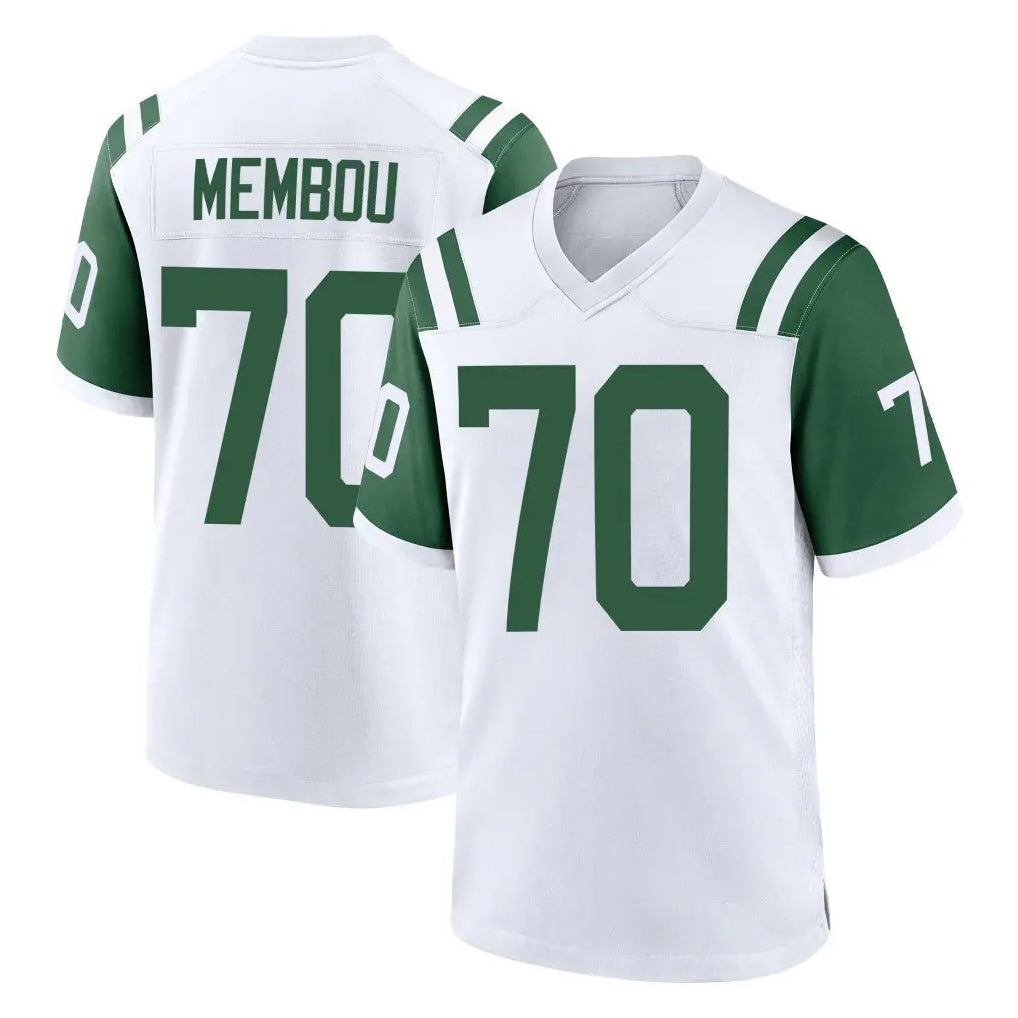 Vanessashop NY.Jets #70 Armand Membou Player White Classic Home Game Stitched Jerseys