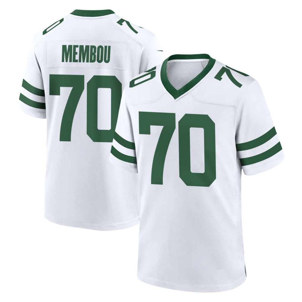 Vanessashop NY.Jets #70 Armand Membou Player White Legacy Home Game Stitched Jerseys