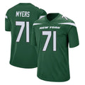 Vanessashop NY.Jets #71 Josh Myers Player Green Home Game Stitched Jerseys