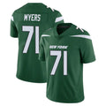 Vanessashop NY.Jets #71 Josh Myers Player Green Limited Vapor Home Game Stitched Jerseys