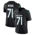 Vanessashop NY.Jets #71 Josh Myers Player Stealth Black Limited Vapor Home Game Stitched Jerseys