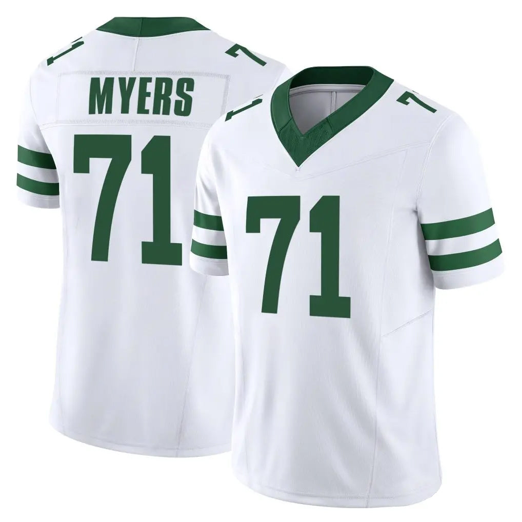 Vanessashop NY.Jets #71 Josh Myers Player White Legacy Limited Vapor F.U.S.E. Home Game Stitched Jerseys