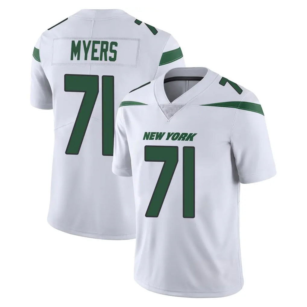 Vanessashop NY.Jets #71 Josh Myers Player White Spotlight Limited Vapor Home Game Stitched Jerseys